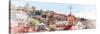 ¡Viva Mexico! Panoramic Collection - City of Colors Guanajuato II-Philippe Hugonnard-Stretched Canvas