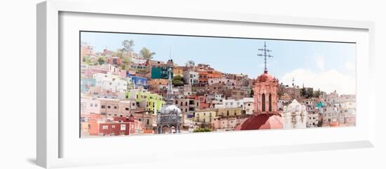 ¡Viva Mexico! Panoramic Collection - City of Colors Guanajuato II-Philippe Hugonnard-Framed Photographic Print