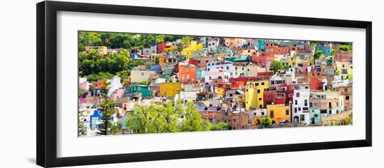 ¡Viva Mexico! Panoramic Collection - City of Colors Guanajuato III-Philippe Hugonnard-Framed Photographic Print