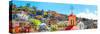 ¡Viva Mexico! Panoramic Collection - City of Colors Guanajuato-Philippe Hugonnard-Stretched Canvas