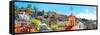 ¡Viva Mexico! Panoramic Collection - City of Colors Guanajuato-Philippe Hugonnard-Framed Stretched Canvas