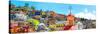 ¡Viva Mexico! Panoramic Collection - City of Colors Guanajuato-Philippe Hugonnard-Stretched Canvas