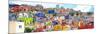 ¡Viva Mexico! Panoramic Collection - Colorful City Guanajuato II-Philippe Hugonnard-Mounted Photographic Print