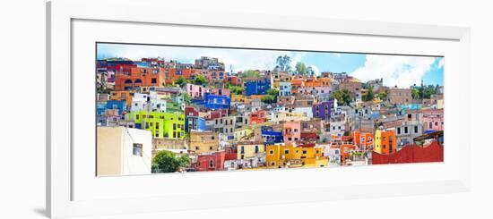 ¡Viva Mexico! Panoramic Collection - Colorful City Guanajuato II-Philippe Hugonnard-Framed Photographic Print