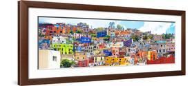 ¡Viva Mexico! Panoramic Collection - Colorful City Guanajuato II-Philippe Hugonnard-Framed Photographic Print