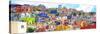 ¡Viva Mexico! Panoramic Collection - Colorful City Guanajuato II-Philippe Hugonnard-Stretched Canvas