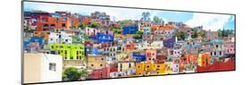 ¡Viva Mexico! Panoramic Collection - Colorful City Guanajuato II-Philippe Hugonnard-Mounted Photographic Print