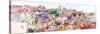 ¡Viva Mexico! Panoramic Collection - Colorful City Guanajuato III-Philippe Hugonnard-Stretched Canvas