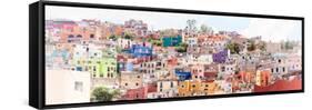 ¡Viva Mexico! Panoramic Collection - Colorful City Guanajuato III-Philippe Hugonnard-Framed Stretched Canvas