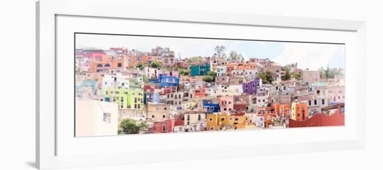 ¡Viva Mexico! Panoramic Collection - Colorful City Guanajuato III-Philippe Hugonnard-Framed Photographic Print