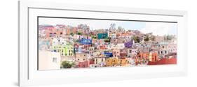 ¡Viva Mexico! Panoramic Collection - Colorful City Guanajuato III-Philippe Hugonnard-Framed Photographic Print