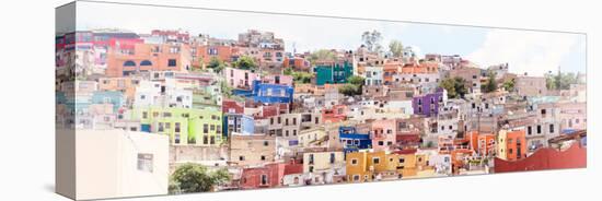 ¡Viva Mexico! Panoramic Collection - Colorful City Guanajuato III-Philippe Hugonnard-Stretched Canvas