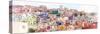 ¡Viva Mexico! Panoramic Collection - Colorful City Guanajuato III-Philippe Hugonnard-Stretched Canvas
