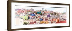 ¡Viva Mexico! Panoramic Collection - Colorful City Guanajuato III-Philippe Hugonnard-Framed Photographic Print