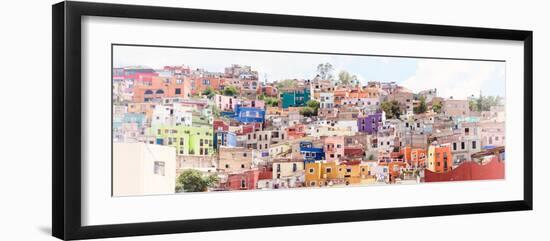 ¡Viva Mexico! Panoramic Collection - Colorful City Guanajuato III-Philippe Hugonnard-Framed Photographic Print