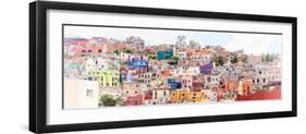 ¡Viva Mexico! Panoramic Collection - Colorful City Guanajuato III-Philippe Hugonnard-Framed Photographic Print