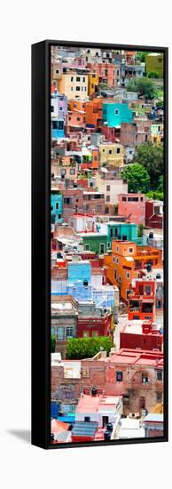 ¡Viva Mexico! Panoramic Collection - Colorful Cityscape - Guanajuato I-Philippe Hugonnard-Framed Stretched Canvas