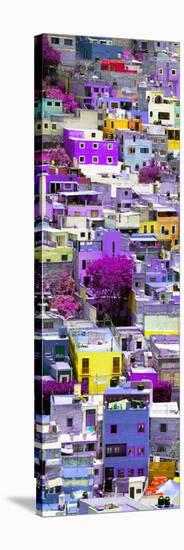 ¡Viva Mexico! Panoramic Collection - Colorful Cityscape - Guanajuato II-Philippe Hugonnard-Stretched Canvas