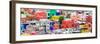 ¡Viva Mexico! Panoramic Collection - Colorful Cityscape Guanajuato II-Philippe Hugonnard-Framed Photographic Print