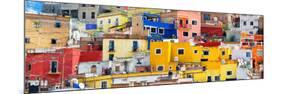 ¡Viva Mexico! Panoramic Collection - Colorful Cityscape Guanajuato IX-Philippe Hugonnard-Mounted Photographic Print