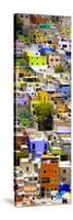 ¡Viva Mexico! Panoramic Collection - Colorful Cityscape - Guanajuato VI-Philippe Hugonnard-Stretched Canvas