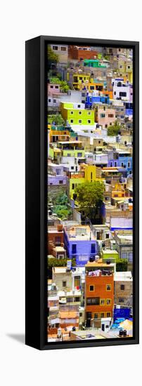 ¡Viva Mexico! Panoramic Collection - Colorful Cityscape - Guanajuato VI-Philippe Hugonnard-Framed Stretched Canvas