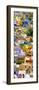 ¡Viva Mexico! Panoramic Collection - Colorful Cityscape - Guanajuato VII-Philippe Hugonnard-Framed Photographic Print