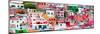 ¡Viva Mexico! Panoramic Collection - Colorful Cityscape - Guanajuato XI-Philippe Hugonnard-Mounted Photographic Print