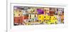 ¡Viva Mexico! Panoramic Collection - Colorful Cityscape Guanajuato XI-Philippe Hugonnard-Framed Photographic Print