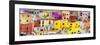 ¡Viva Mexico! Panoramic Collection - Colorful Cityscape Guanajuato XI-Philippe Hugonnard-Framed Photographic Print