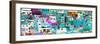 ¡Viva Mexico! Panoramic Collection - Colorful Cityscape - Guanajuato XII-Philippe Hugonnard-Framed Photographic Print