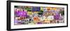 ¡Viva Mexico! Panoramic Collection - Colorful Cityscape Guanajuato XII-Philippe Hugonnard-Framed Photographic Print