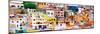 ¡Viva Mexico! Panoramic Collection - Colorful Cityscape - Guanajuato XIII-Philippe Hugonnard-Mounted Photographic Print