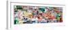 ¡Viva Mexico! Panoramic Collection - Colorful Cityscape - Guanajuato XV-Philippe Hugonnard-Framed Photographic Print