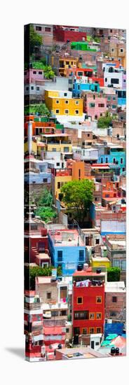 ¡Viva Mexico! Panoramic Collection - Colorful Cityscape - Guanajuato-Philippe Hugonnard-Stretched Canvas