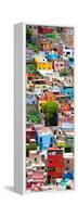 ¡Viva Mexico! Panoramic Collection - Colorful Cityscape - Guanajuato-Philippe Hugonnard-Framed Stretched Canvas