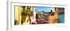 ¡Viva Mexico! Panoramic Collection - Colorful Houses - Guanajuato-Philippe Hugonnard-Framed Photographic Print