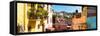 ¡Viva Mexico! Panoramic Collection - Colorful Houses - Guanajuato-Philippe Hugonnard-Framed Stretched Canvas