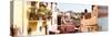 ¡Viva Mexico! Panoramic Collection - Colorful Houses II - Guanajuato-Philippe Hugonnard-Stretched Canvas