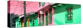 ¡Viva Mexico! Panoramic Collection - Colorful Houses in San Cristobal II-Philippe Hugonnard-Stretched Canvas