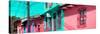 ¡Viva Mexico! Panoramic Collection - Colorful Houses in San Cristobal III-Philippe Hugonnard-Stretched Canvas