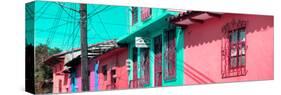 ¡Viva Mexico! Panoramic Collection - Colorful Houses in San Cristobal III-Philippe Hugonnard-Stretched Canvas