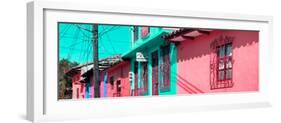 ¡Viva Mexico! Panoramic Collection - Colorful Houses in San Cristobal III-Philippe Hugonnard-Framed Photographic Print