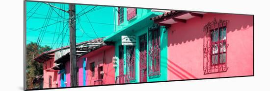 ¡Viva Mexico! Panoramic Collection - Colorful Houses in San Cristobal III-Philippe Hugonnard-Mounted Photographic Print