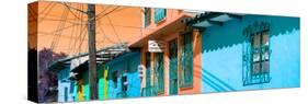 ¡Viva Mexico! Panoramic Collection - Colorful Houses in San Cristobal VI-Philippe Hugonnard-Stretched Canvas