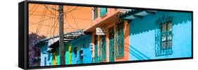 ¡Viva Mexico! Panoramic Collection - Colorful Houses in San Cristobal VI-Philippe Hugonnard-Framed Stretched Canvas