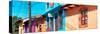 ¡Viva Mexico! Panoramic Collection - Colorful Houses in San Cristobal-Philippe Hugonnard-Stretched Canvas