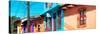 ¡Viva Mexico! Panoramic Collection - Colorful Houses in San Cristobal-Philippe Hugonnard-Stretched Canvas