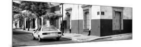 ¡Viva Mexico! Panoramic Collection - Colorful Mexican Street with Yellow Taxi II-Philippe Hugonnard-Mounted Photographic Print