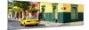 ¡Viva Mexico! Panoramic Collection - Colorful Mexican Street with Yellow Taxi-Philippe Hugonnard-Mounted Premium Photographic Print